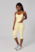 Honey Yellow Capri Set