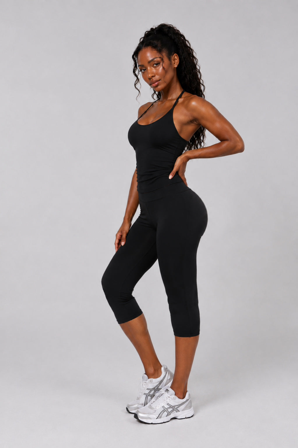 Midnight Capri Set